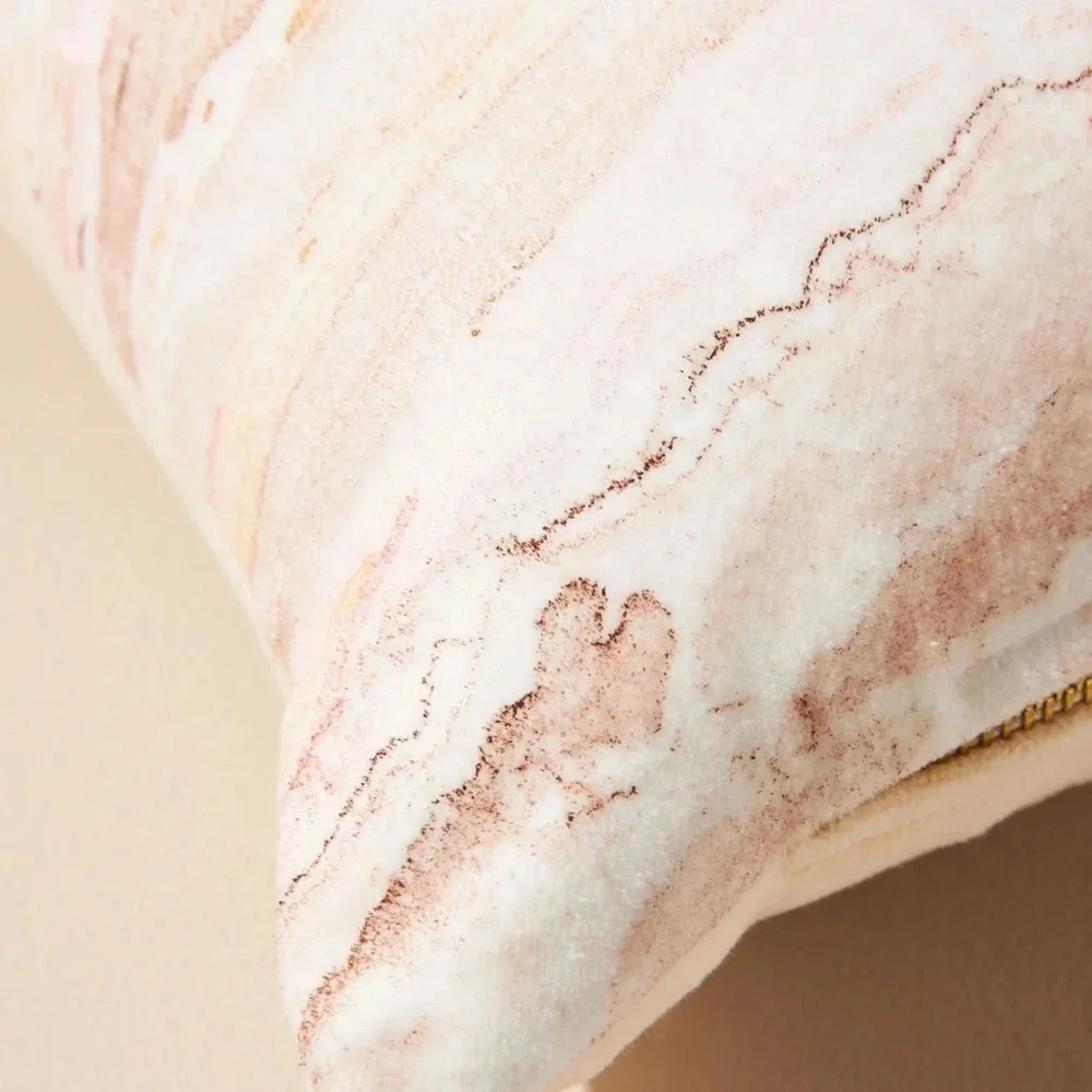 NWT Anthropologie Marbled Zooey Pillow